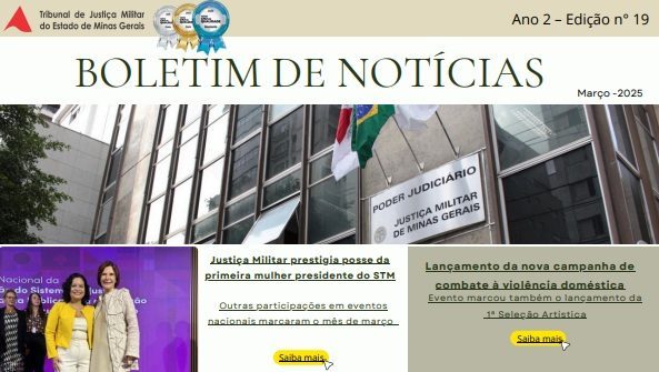 TJMMG lança 19º Boletim de Notícias