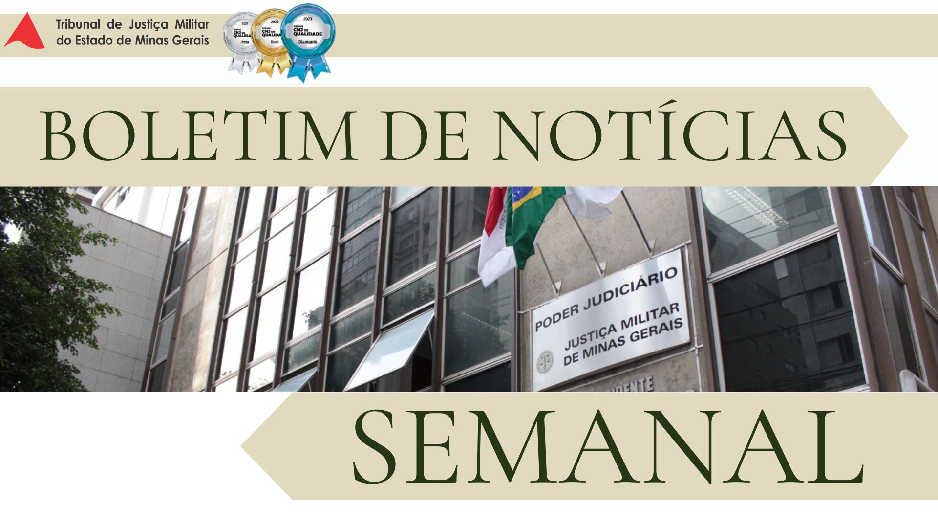 TJMMG retoma Boletim de Notícias Semanal com novidades