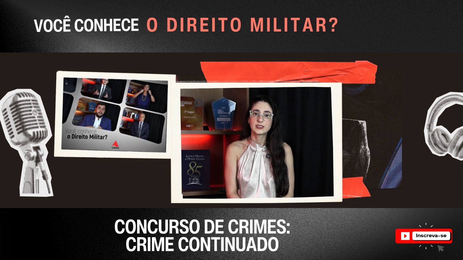 Crime continuado é tema do segundo vídeo sobre concurso de crimes em série audiovisual