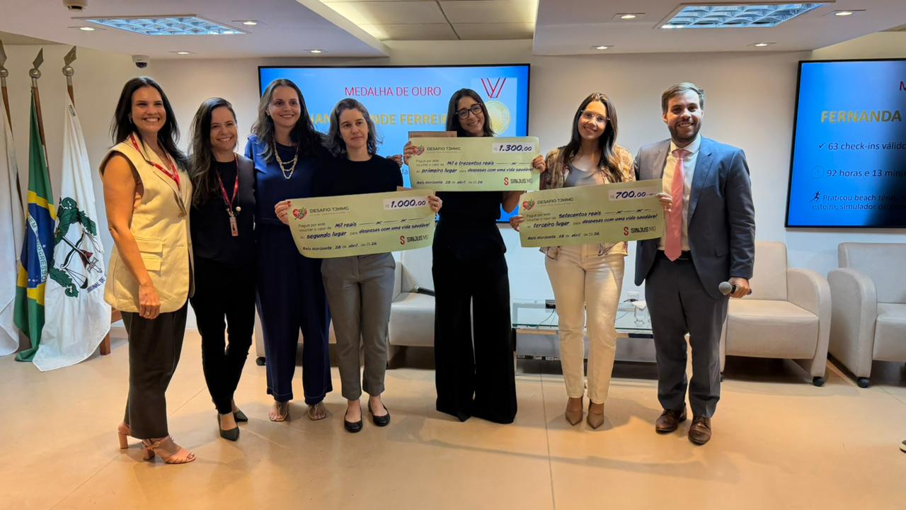 Desafio “TJMMG em Movimento” encerra com premiação aos participantes