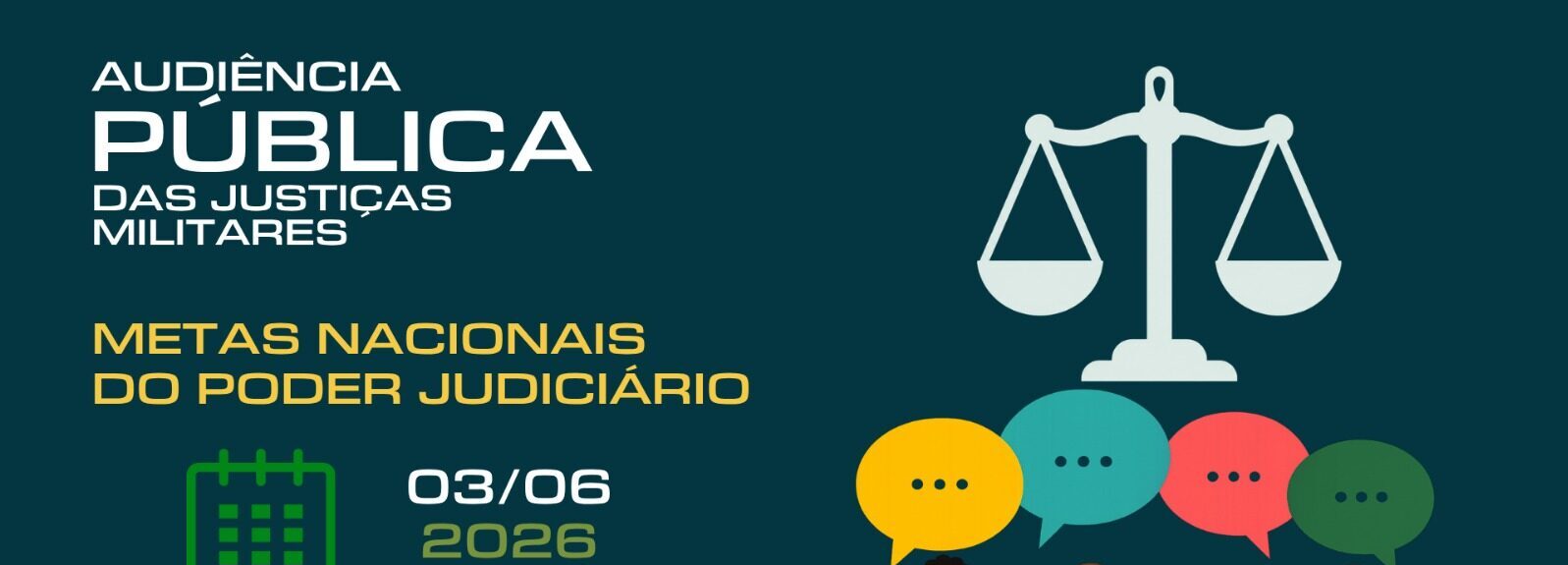 Tribunais de Justiça Militar promovem audiência pública para elaboração de metas do Judiciário para 2027
